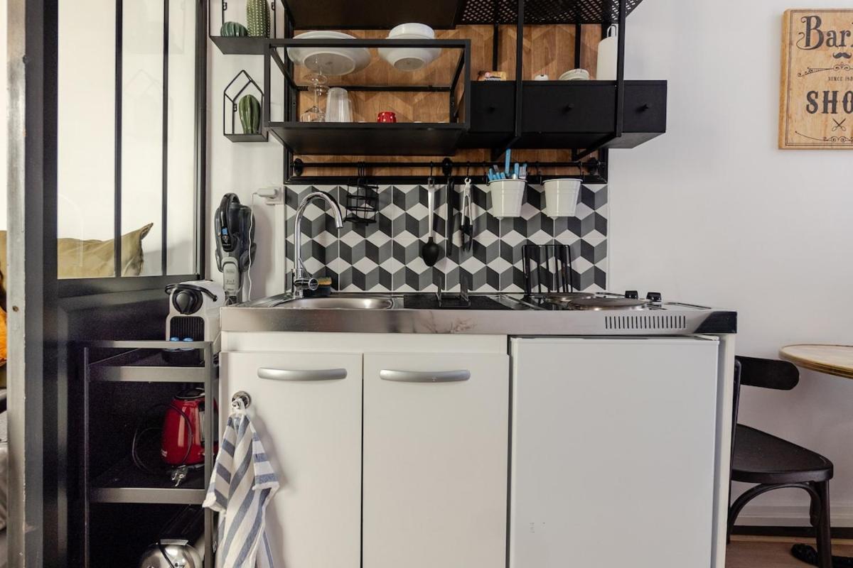 Studio Paris - Metro 7 Cadet - Quartier Faubourg-Montmartre Экстерьер фото